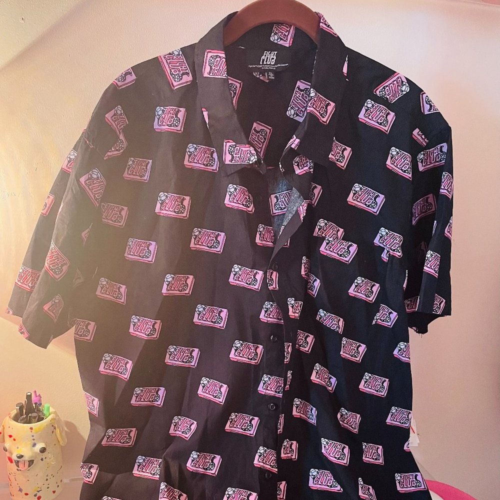 Fight Club Branded Button-Down Shirt